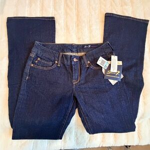 7 For All Mankind Dark Indigo Bootcut Jeans